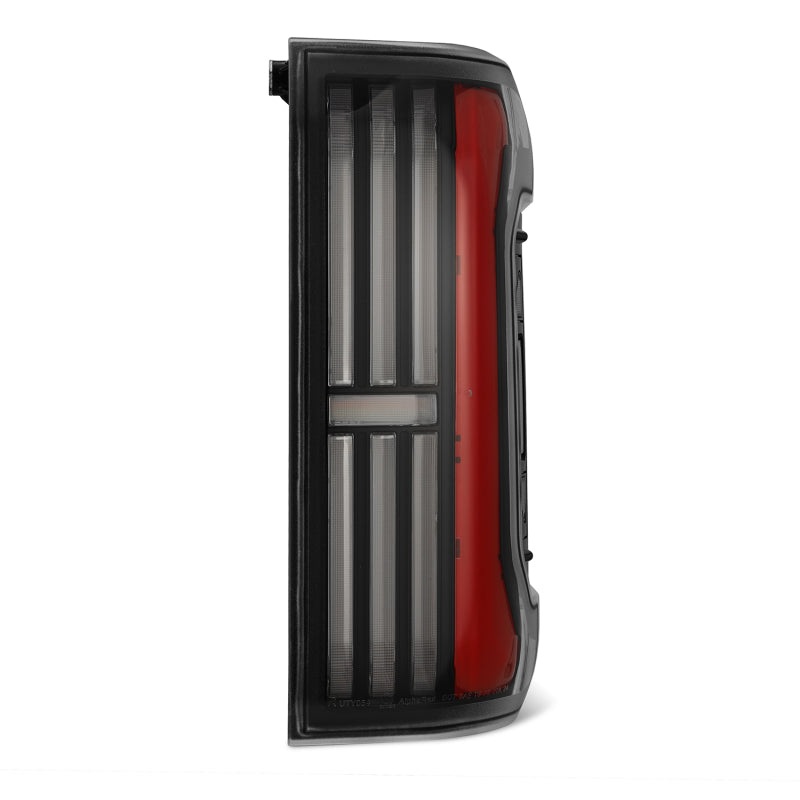 AlphaRex 24-25 Toyota Tacoma NOVA-Series LED Prismatic Tail Lights – Black Red