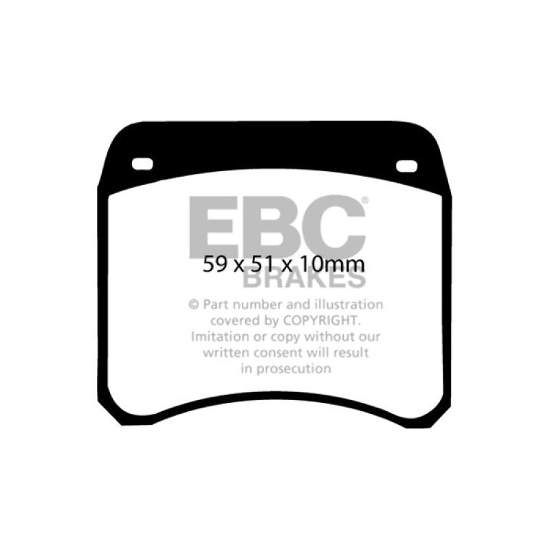 EBC Brakes Orangestuff Full Race Brake Pads