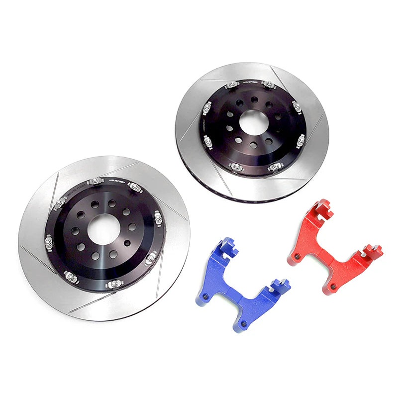 Neuspeed 2-Piece Floating Brake Rear Rotors Upgrade Kit | 2022+ Audi S3 / RS3 & 2022+ Golf GTI / R (99.10.51)