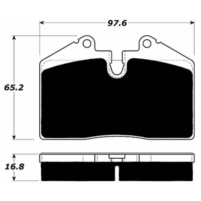 Porterfield Brake Pads for 1994 PORSCHE 911 Carrera 2 Type 964