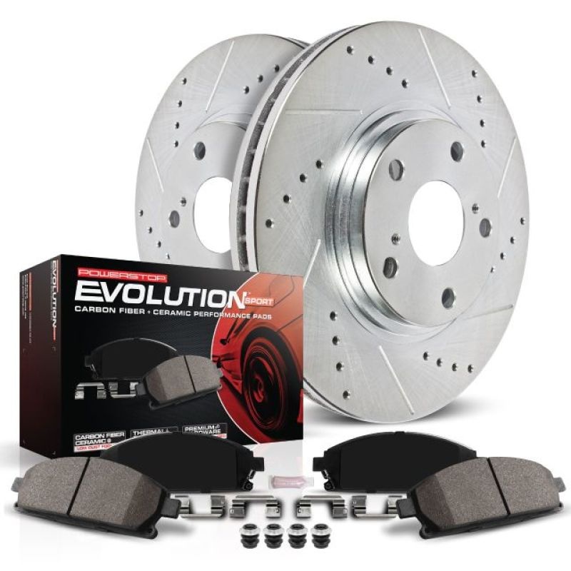 PowerStop Power Stop 2017 Jaguar XE Rear Z23 Evolution Sport Brake Kit