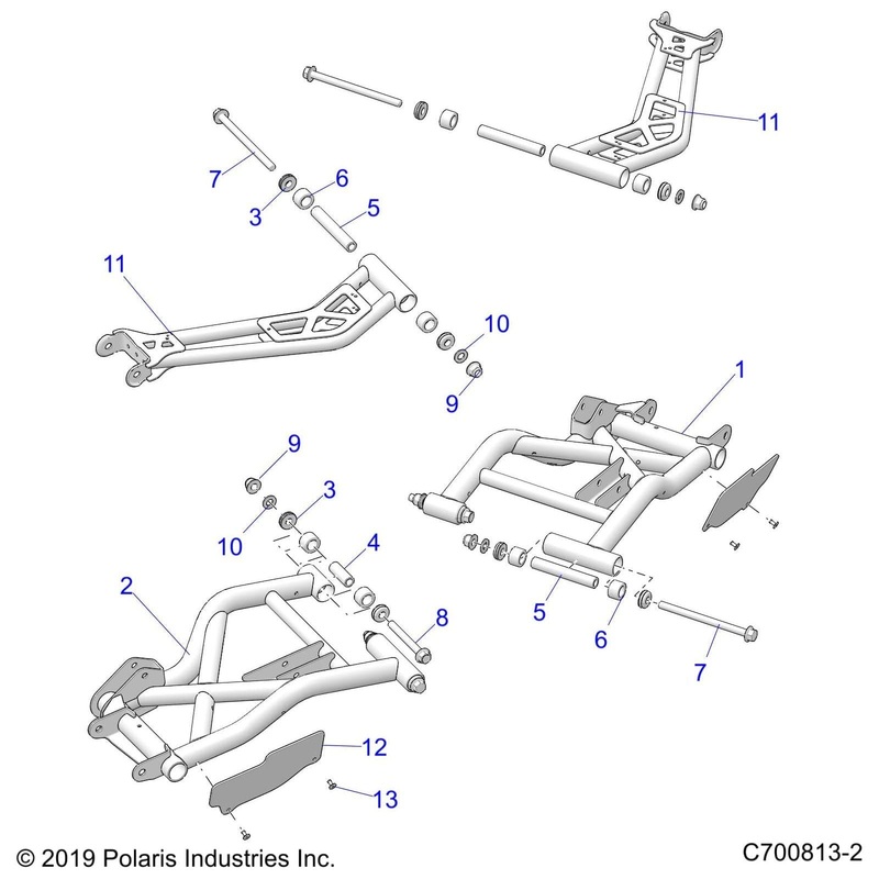 Weld-Ctrl,Arm,Rr,Lw,Lh,64,Nblu by Polaris