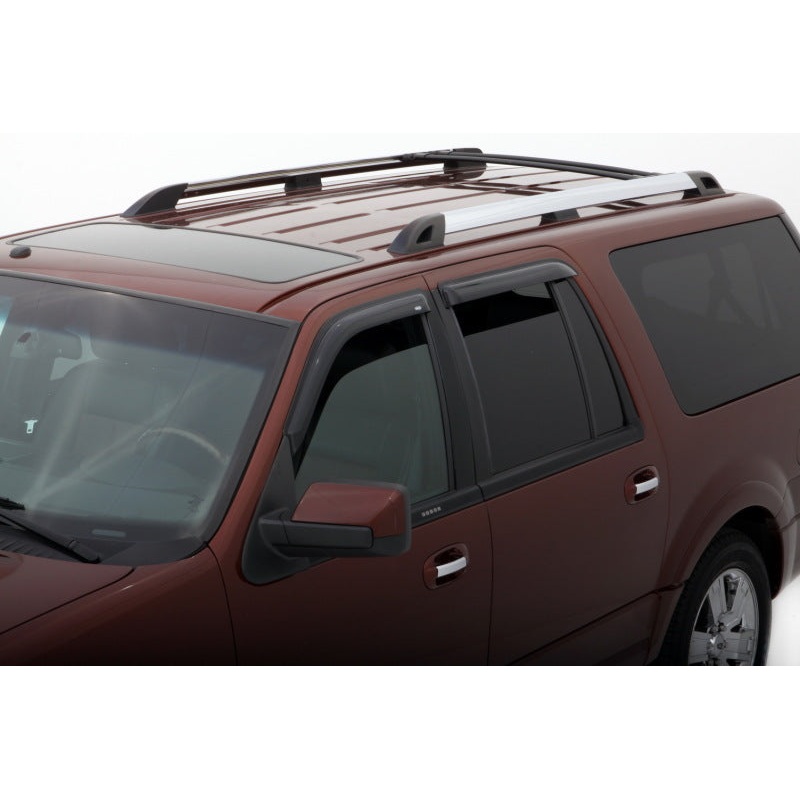AVS 98-18 Lincoln Navigator Ventvisor Outside Mount Window Deflectors 4pc – Smoke