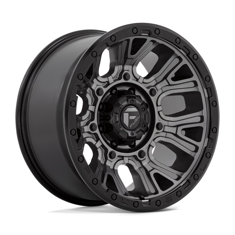 Fuel Wheels D825 Traction 20″ 8×180 Matte Gunmetal With Black Ring