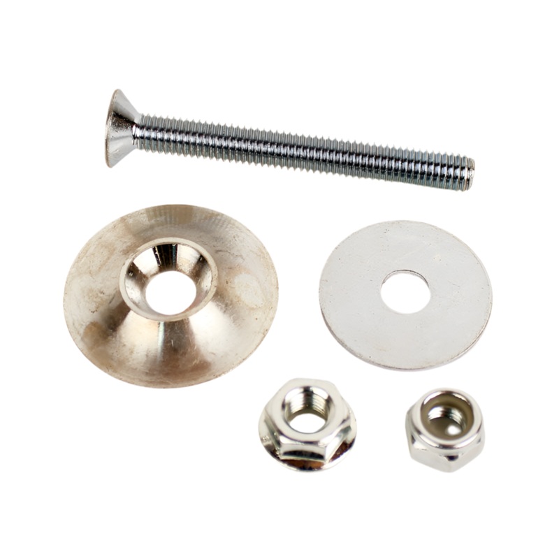 LBK-04 Round Lead Weight Flat Head Bolt Kit, Double Nut