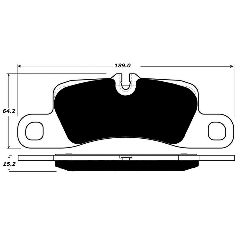 Porterfield Brake Pads for 2011 PORSCHE CAYENNE Ceramic Discs