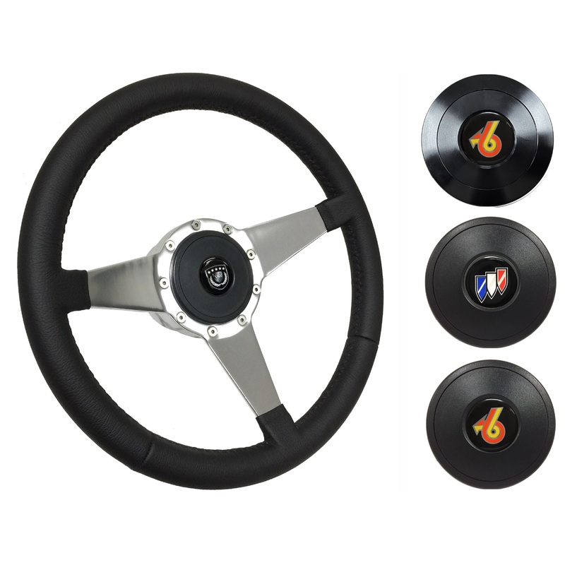 1967-68 Buick Steering Wheel Kit | Black Leather | ST3087