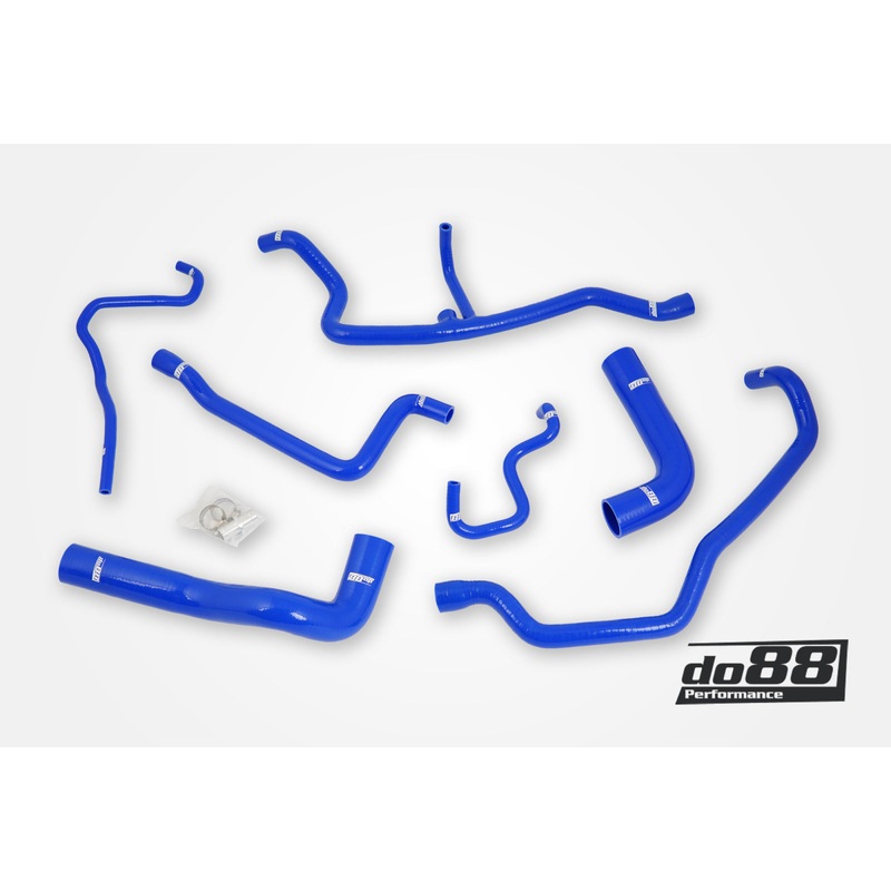 BMW 525i 525ix E34 Coolant hoses Blue