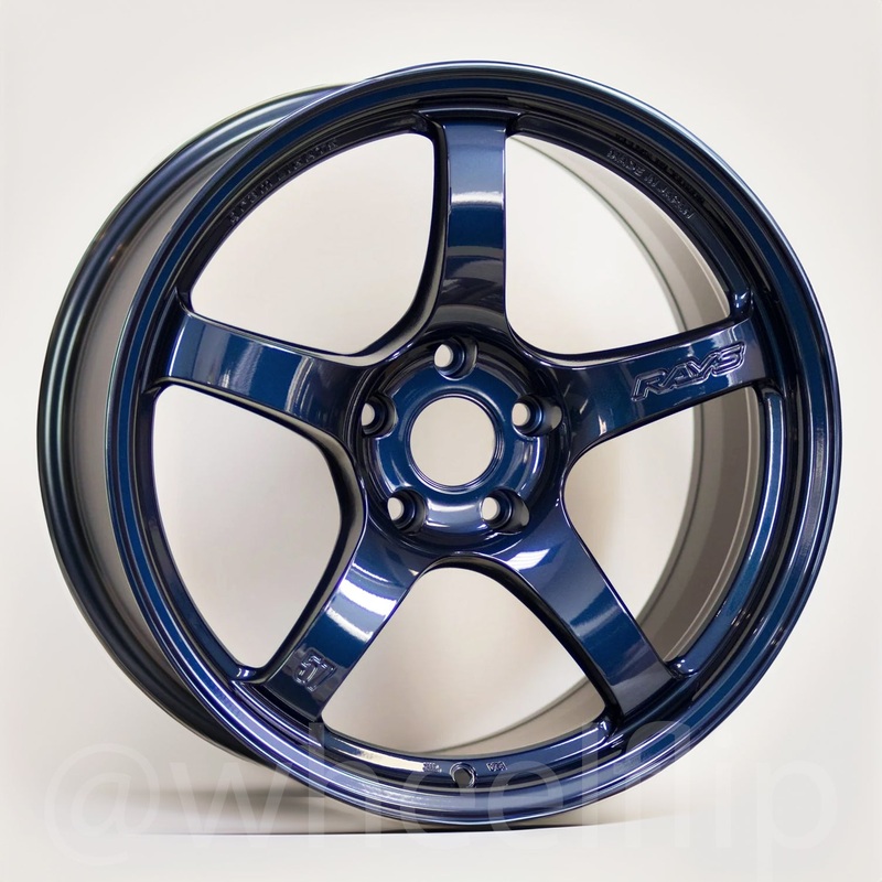 Gram Lights 57CR 18×9.5 +38 5×114.3 Eternal Blue Pearl (SET)
