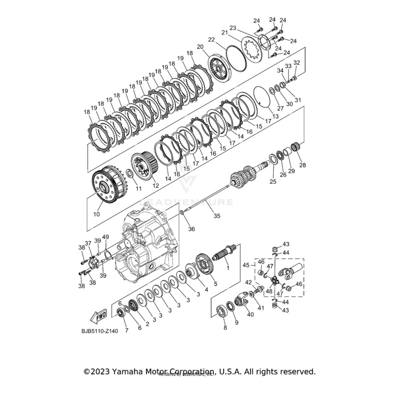 Washer, Conical Spring by Yamaha