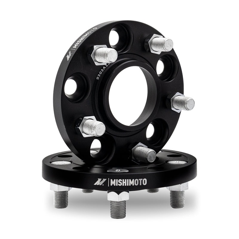Mishimoto Wheel Spacers – 5×114.3 – 66.1 – 15 – M12 – Black