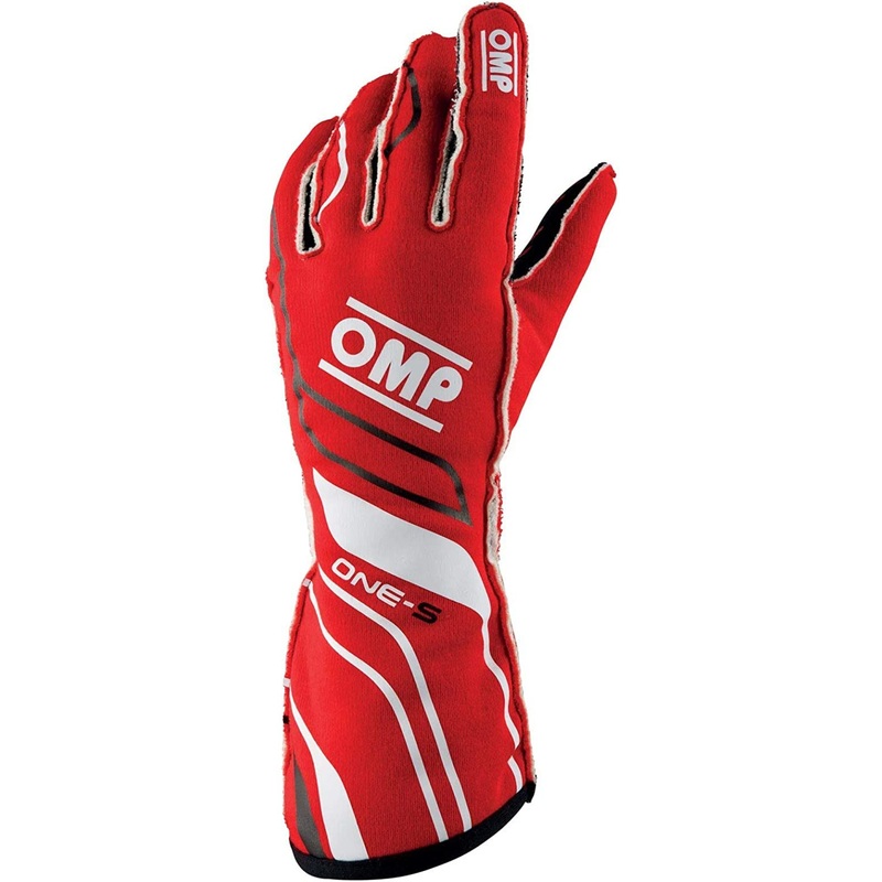 OMP One-S Gloves (FIA 8556-2018) – Red | Size XXL