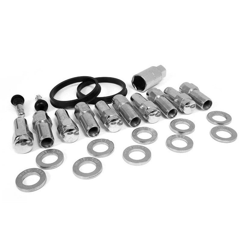 Race Star 14mm x 1.5 Open End 1.38in Shank w/ .875in Head  15+ Mustang Deluxe Lug Kit – 10 PK