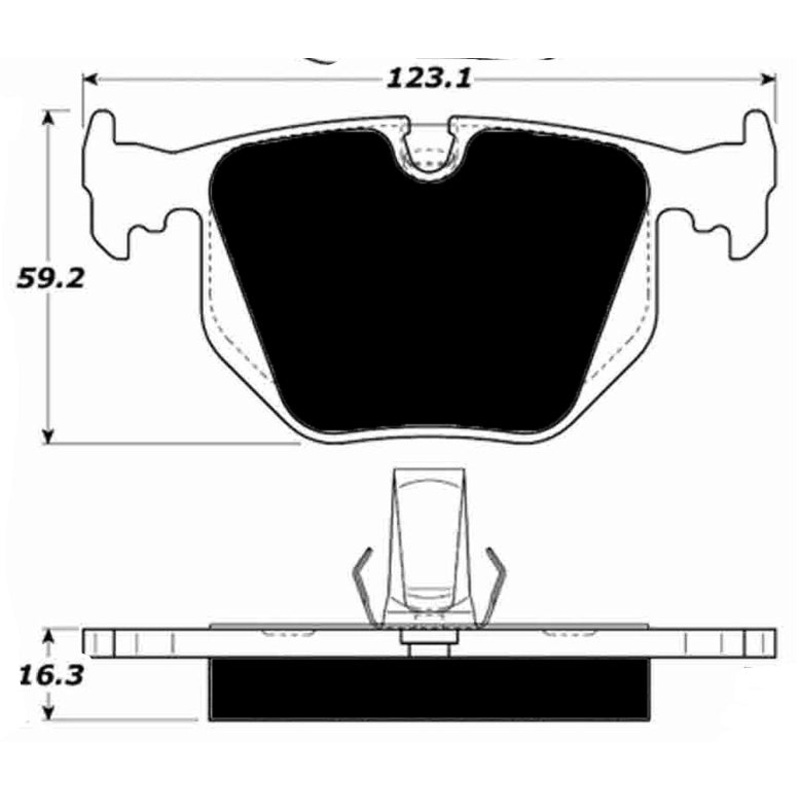 Porterfield Brake Pads for 2005 BMW X5