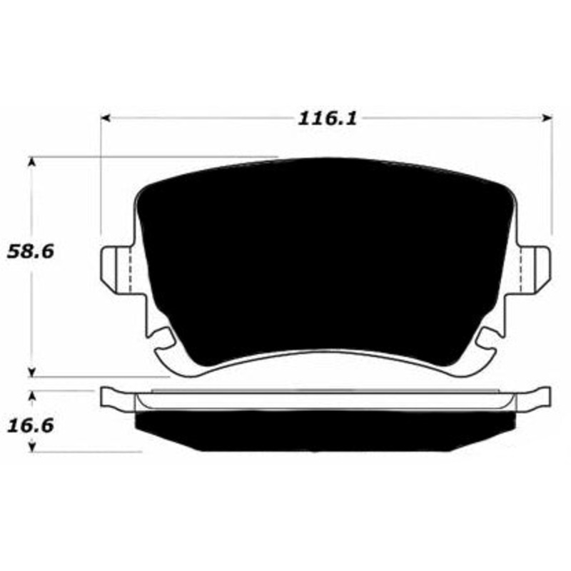 Porterfield Brake Pads for 2008 AUDI A6 Quattro – 4.2L V8