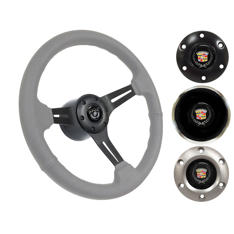 1969-89 Cadillac Telescopic Steering Wheel Kit | Grey Leather | ST3060GRY