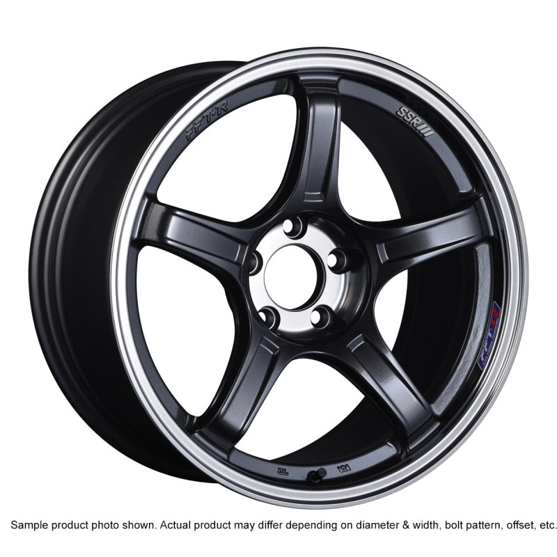 SSR GTX03 18×9.5 5×114.3 12mm Offset Black Graphite Wheel