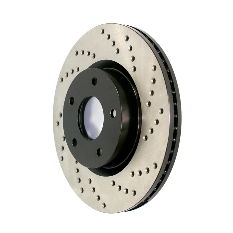 StopTech 2018 Honda Civic Type R Cross Drilled Right Rear Rotor