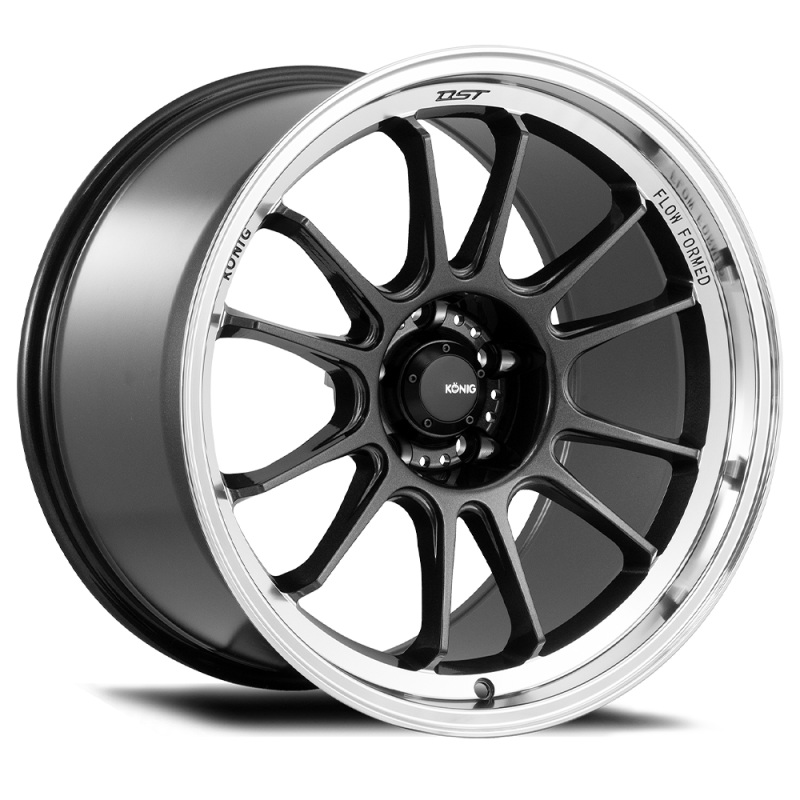 Konig Hypergram 18×8.5 5×114.3 ET45 Metallic Carbon w/ Machined Lip