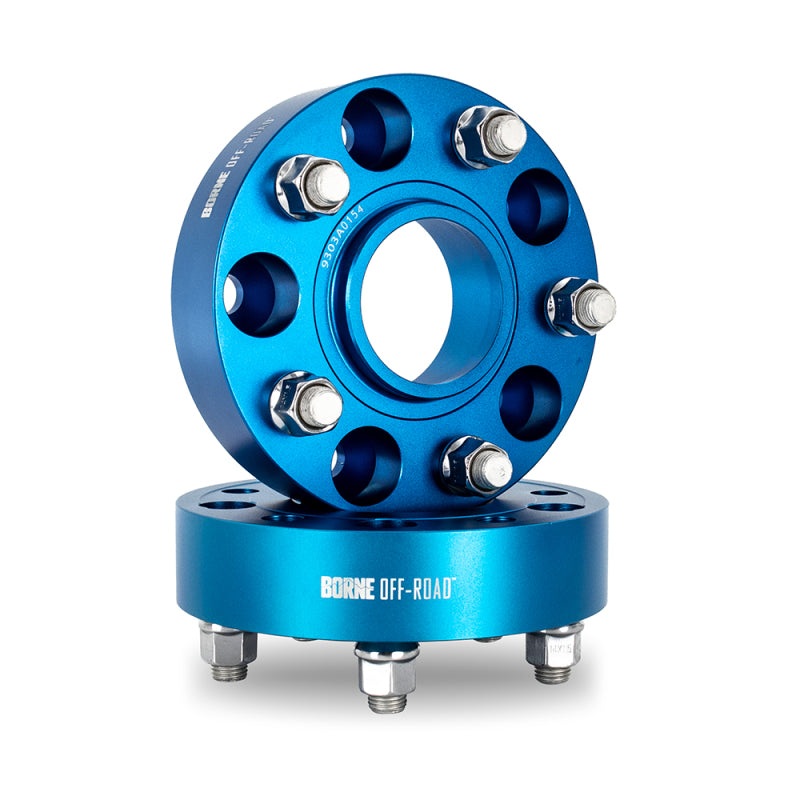 Mishimoto Borne Off-Road Wheel Spacers – 5×127 – 71.6 – 38.1mm – M14 – Blue