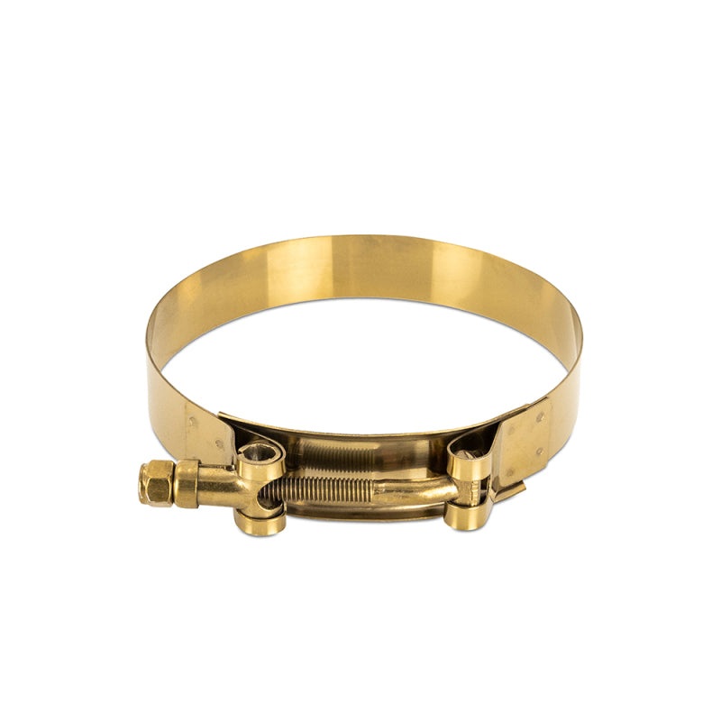 Mishimoto Stainless Steel T-Bolt Clamp 3.62in.-3.93in. (92mm-100mm) – Gold