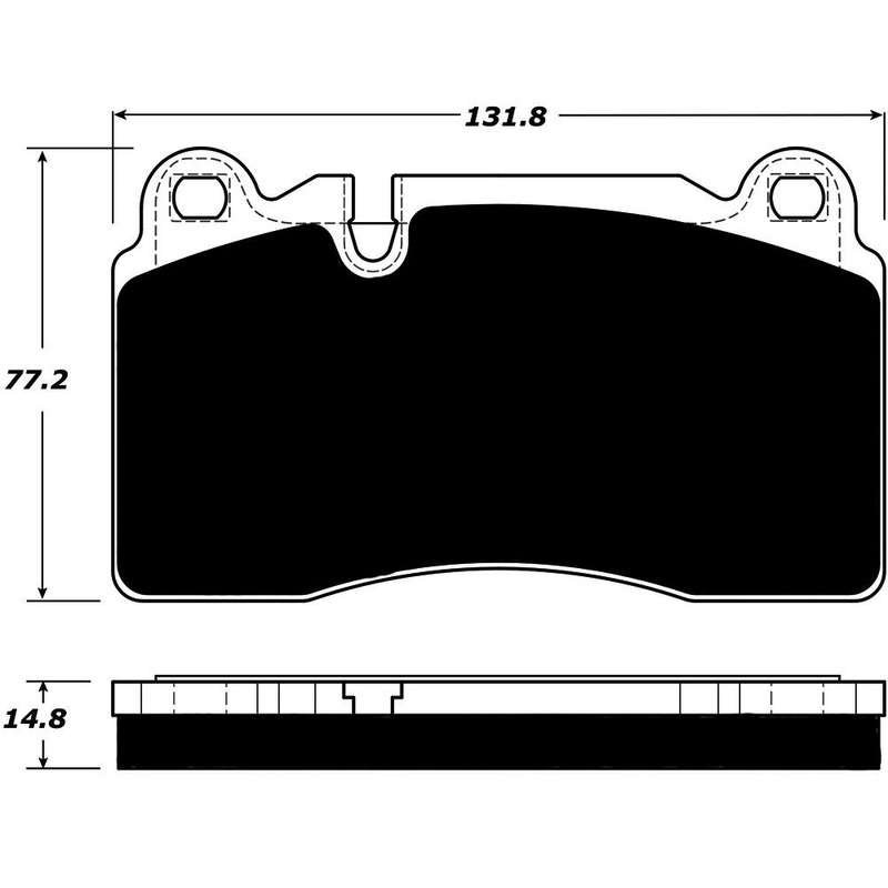Porterfield Brake Pads for 2016 DODGE Viper ACR