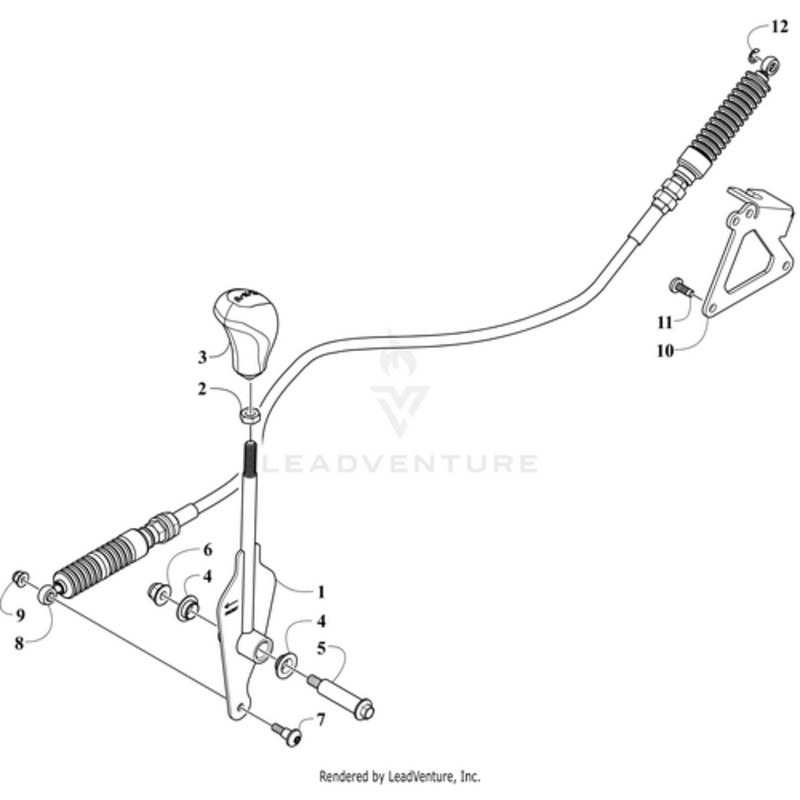 Shift Cable Bracket by Arctic Cat