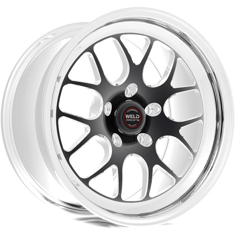Weld S77 17×7 / 6×5.5 BP / 4.4in BS Black Wheel 3.540 ID (Low Pad) – Non-Beadlock