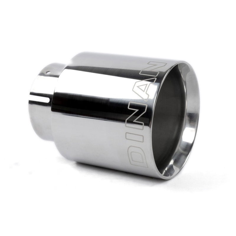Dinan Double-Walled 4″ Clamp-On Exhaust Tip w/ 2.75″ Inlet (Polished)