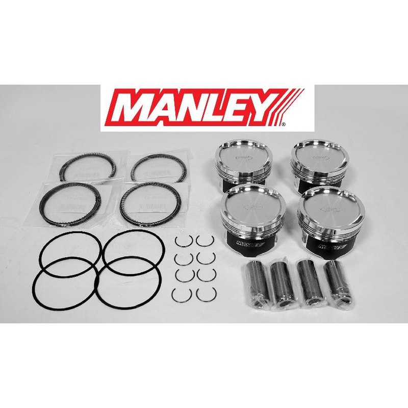 Manley PLATINUM SERIES  Forged Pistons 4G63T 7-bolt Evo 4-9 87mm +2.0mm -8 cc 9.5:1 88mm Stroke