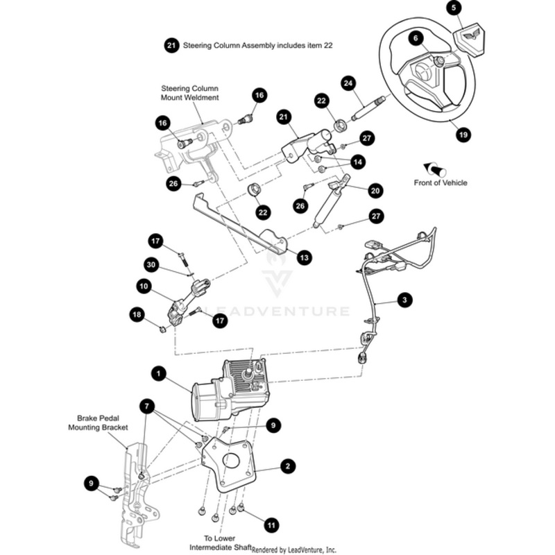 Plastic Lock Nut M16-2 (Text) by Arctic Cat