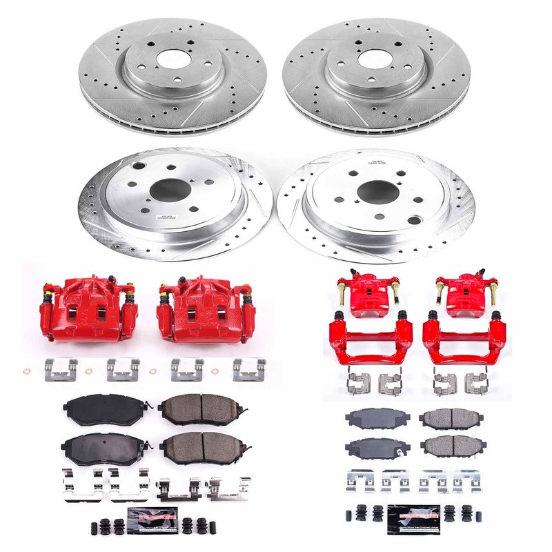 Power Stop 15-20 WRX Front & Rear Z23 Evolution Sport Brake Kit w/Calipers | KC6932