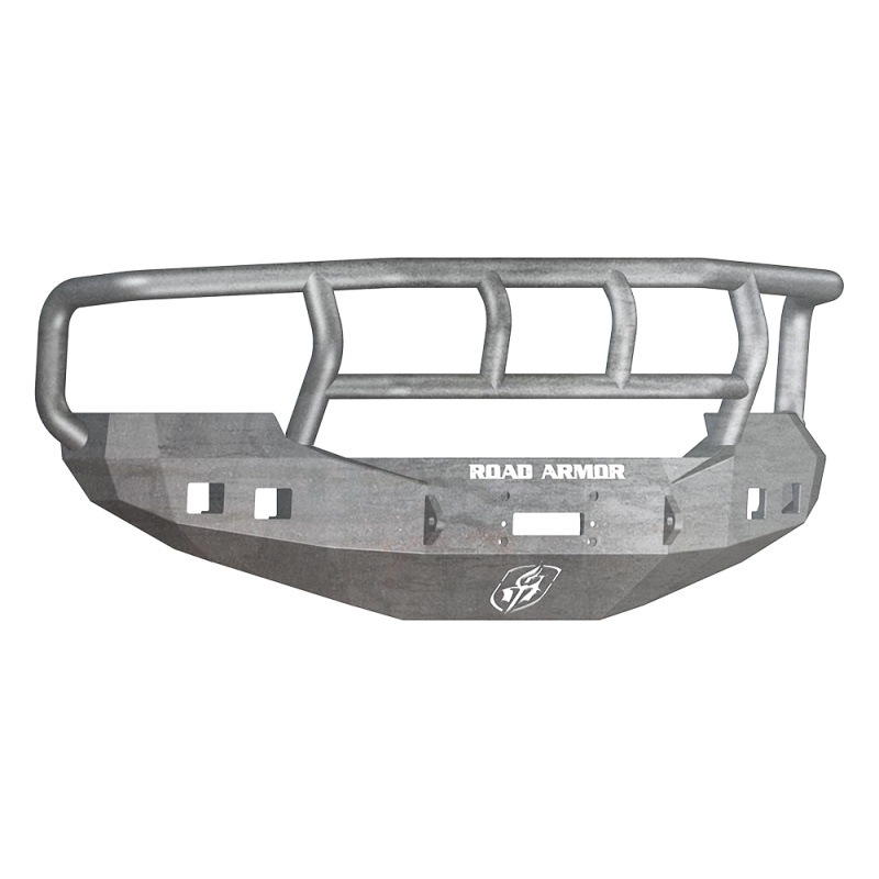 Road Armor 05-07 Ford F-250 Stealth Front Winch Bumper w/Titan II Guard Wide Flare – Raw