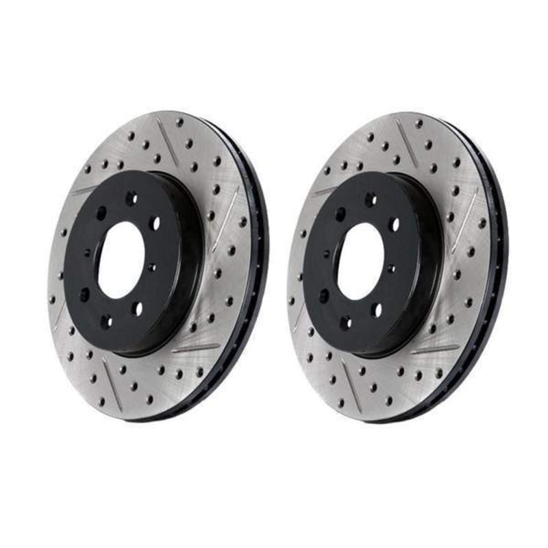 StopTech Sport Drilled/Slotted Cryo Treated Rotors – Front Pair – Audi A3/GTI/GLI