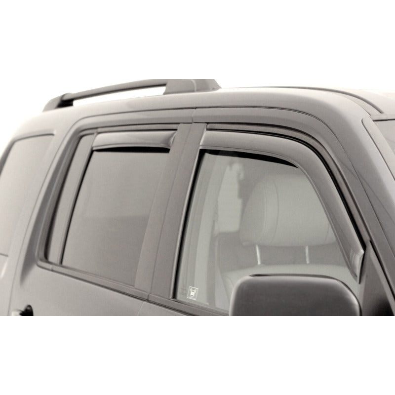 AVS 2018 Chevy Traverse Ventvisor In-Channel Front & Rear Window Deflectors 4pc – Smoke
