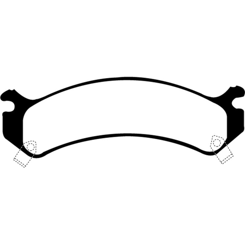 EBC 01-05 Cadillac Deville 4.6 HD Redstuff Front Brake Pads