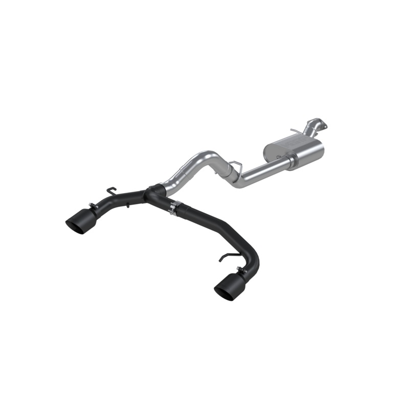 MBRP 3-Inch Armor BLK Tour Profile Dual Rear Exit Cat-Back Exhaust | 2021 – 2022 Ford Bronco (S5241BLK)