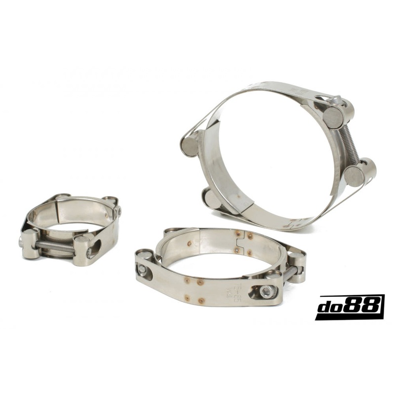 Pari Hose clamp Stainless 2 screws 75-85mm