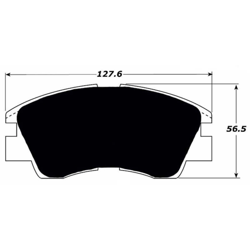 Porterfield Brake Pads for 1987 MITSUBISHI Van