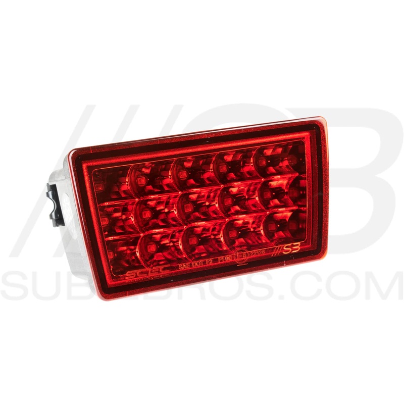 Sp3c Built V2 F1 LED Rear Fog Light Red Lens – 22 WRX/STi