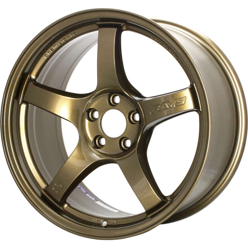 Gram Lights 57CR 19×9.5 +45 5-114.3 Almite Gold Wheel