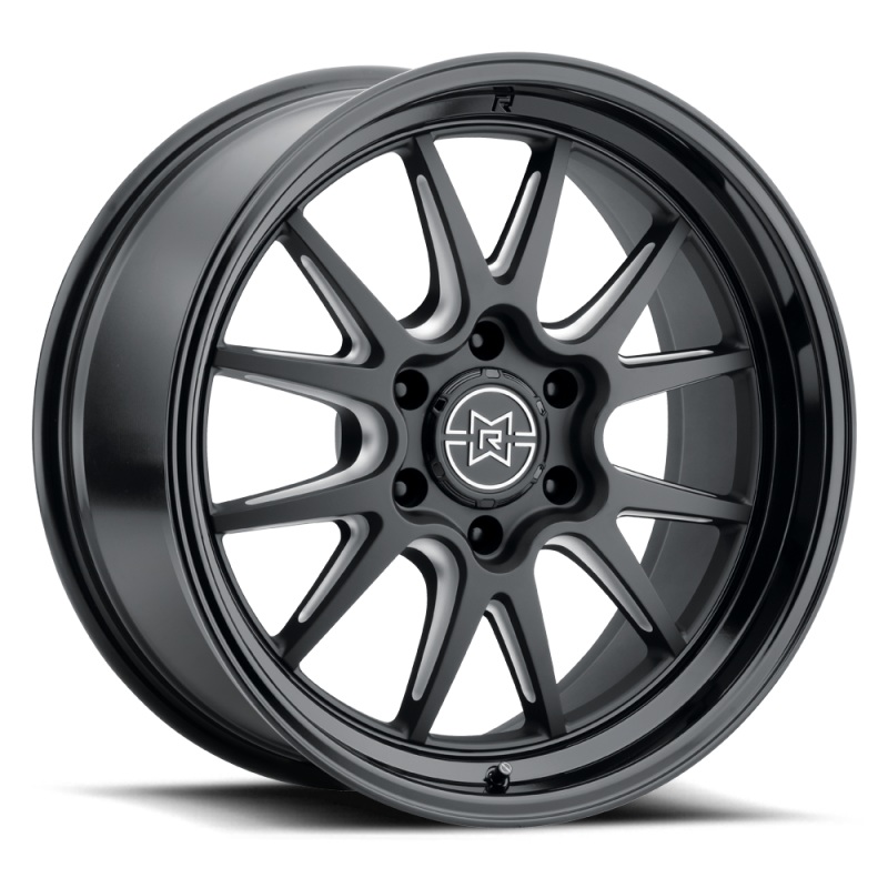 Method Raised MR802 20×12 / 5×5 BP / -40mm Offset / 71.5mm Bore – Double Black Milled Wheel