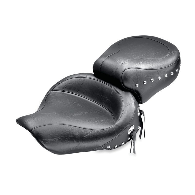 Mustang 91-05 Harley Dyna Wide Touring 1PC Seat – Black