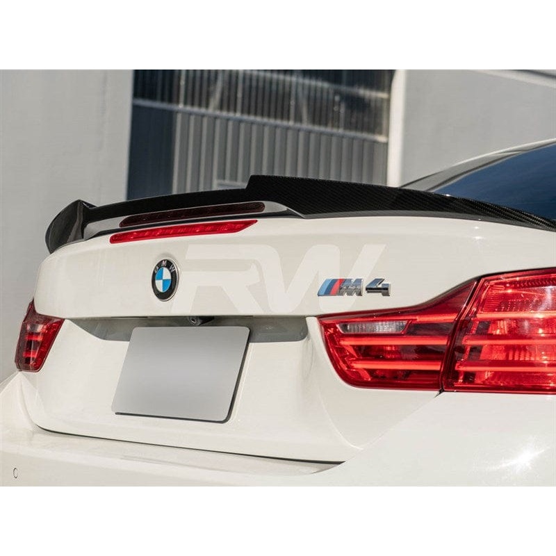 RW Carbon Style Carbon Fiber Trunk Spoiler – BMW / F33 / F83 / M4