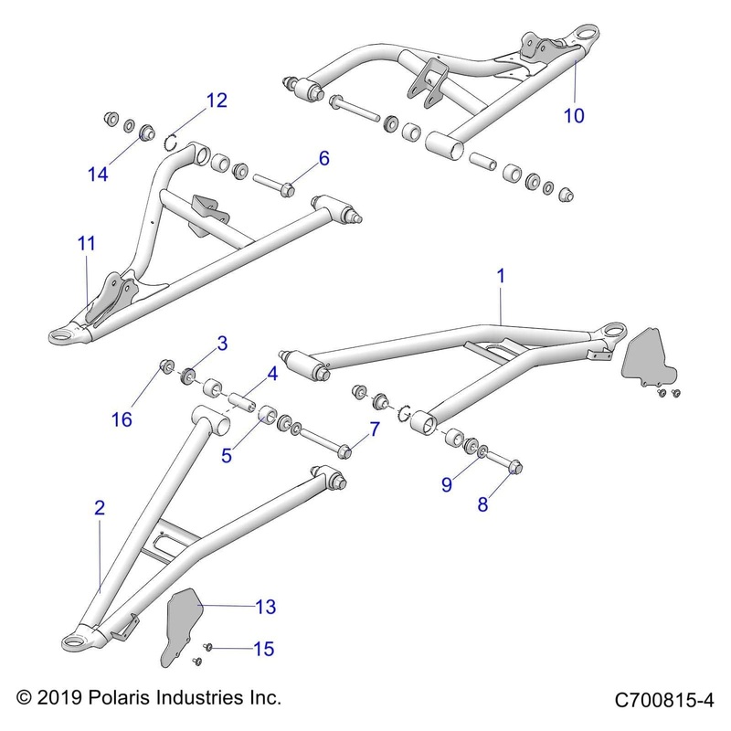 Weld-Ctrl Arm,Upper,Fr,Lh,64,Nb by Polaris