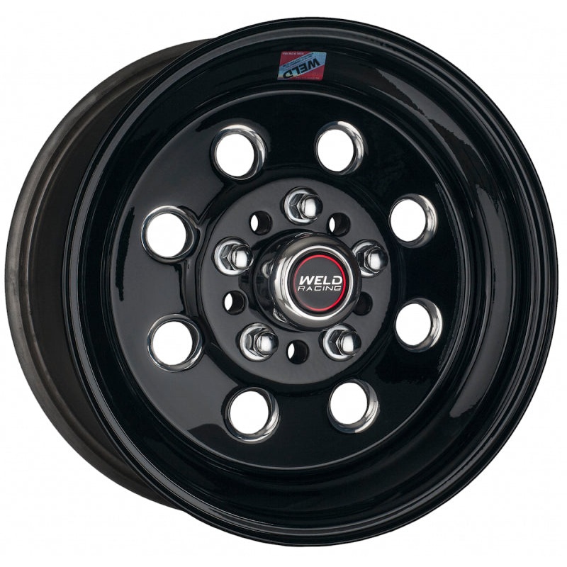 Weld Draglite 15×8 / 5×4.5 & 5×4.75 BP / 4.5in. BS Black Wheel – Non-Beadlock