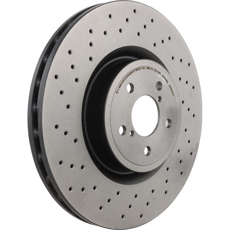XTRA Drilled Front Disc Brake Rotor – 09.7812.1X