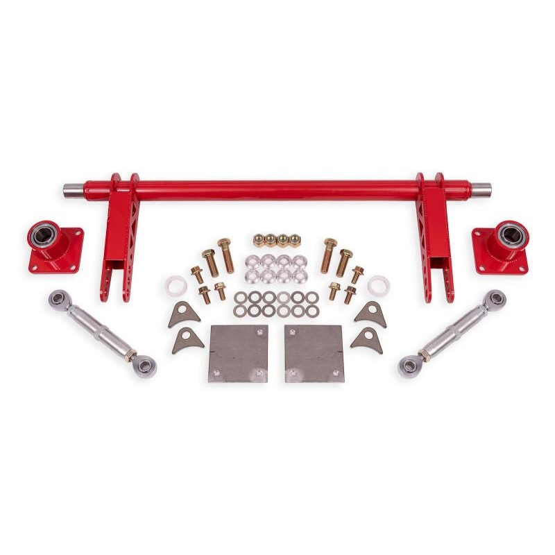 BMR 79-04 Ford Mustang 1.375in Rear Weld-on Anti-roll Bar Kit Hollow – Red