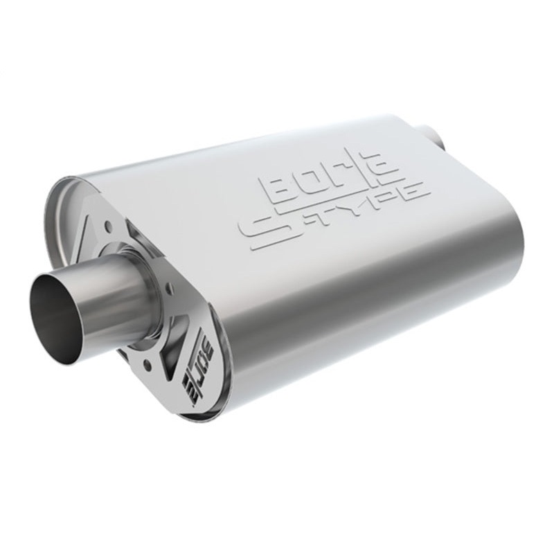 Borla Big Block Chevrolet 396/402/427 2.5in Offset Inlet / 2.5in Center Outlet Crate Muffler
