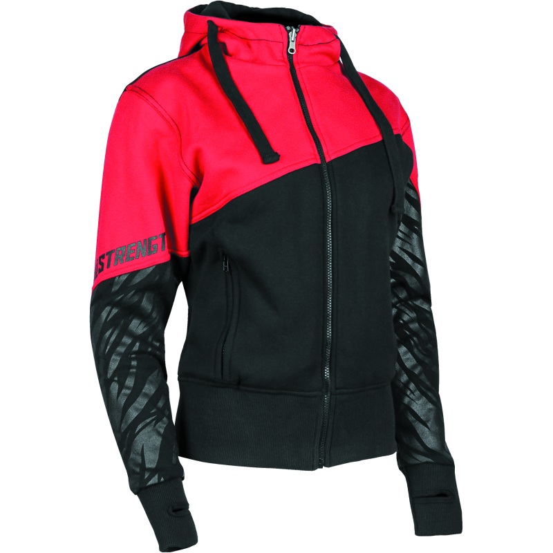 Speed and Strength Cat Outa Hell Hoody Red/Black Womens – XS